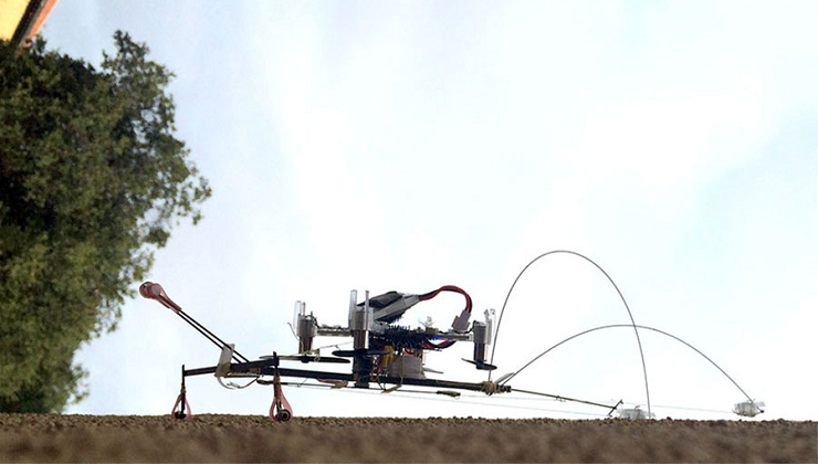For real, Outdoors : SCAMP Robot can Fly, Perch, Climb