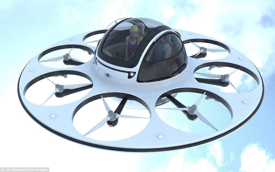The Future is Here : Fly to Work in your Two-Seater Drone