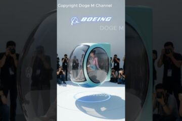 Testing the Futuristic Personal Flying Capsule at the Outdoor Expo 2030