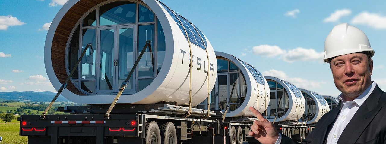 ELON MUSK Announces 100 ,999 Tesla Tiny House Finally SHIPPING | Free Bill Tax, Inside COOL!